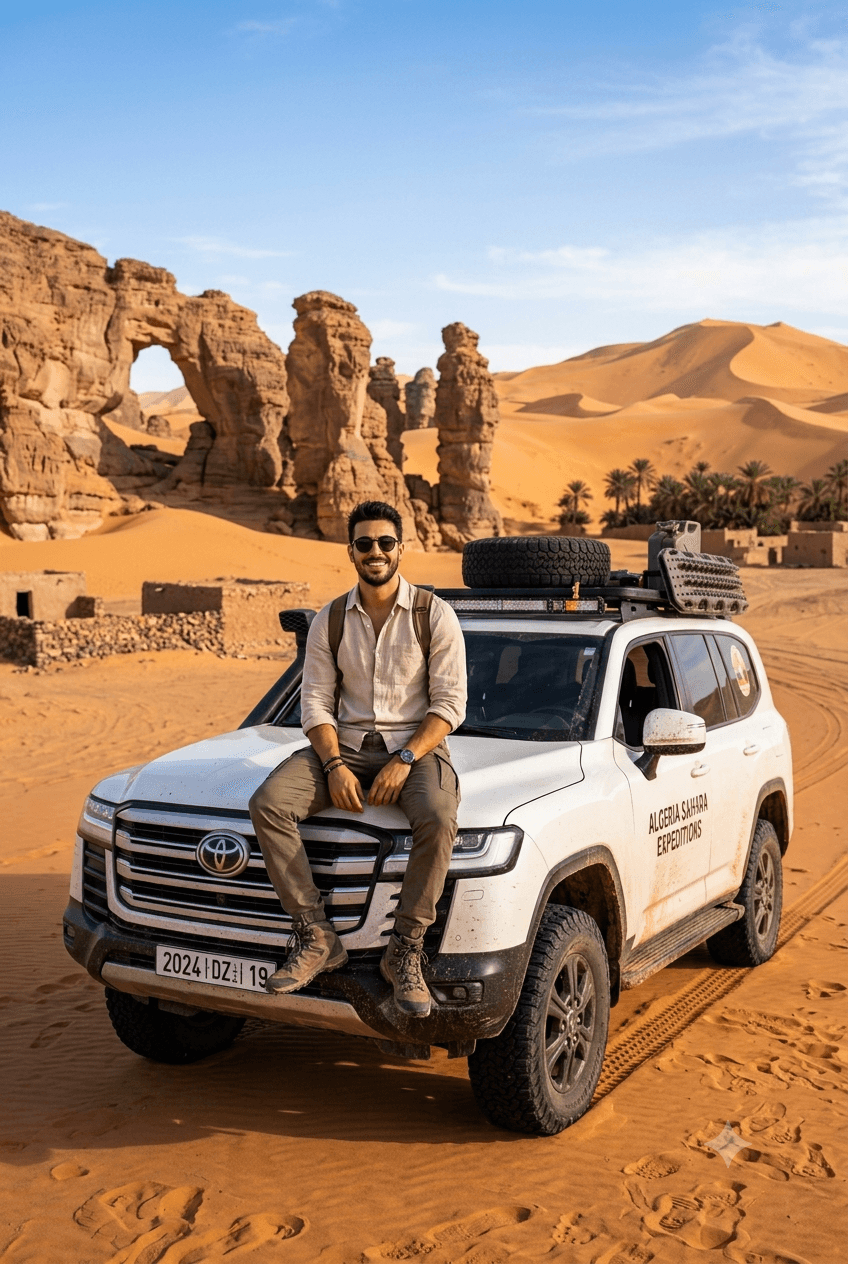 Raid 4x4 dans le Sahara